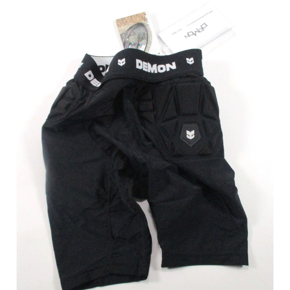 Demon Cycling Snowboard Padded Impact Compression Shorts Hip Tailbone Protection